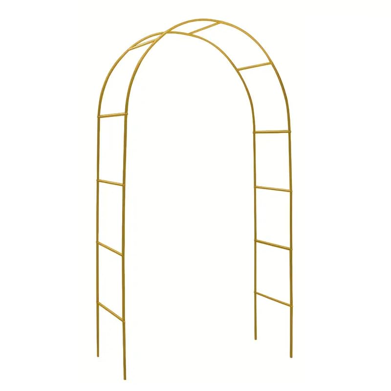 HASTHIP® Metal Garden Arch Event Decoration Gold HASTHIP® Metal Garden Arch Event Decoration Gold